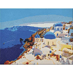 Craft Medley Diamond Painting Canvas Art Kit - Santorini