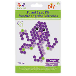 Krafty Kids Fused Bead Kit - Octopus (front of packaging)