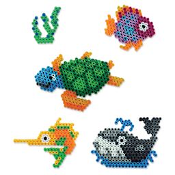 Krafty Kids Fused Bead Kit - Under the Sea Set (finished)