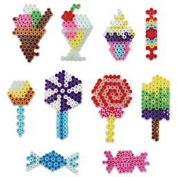Krafty Kids Fused Bead Kit - Candyland Set (finished)