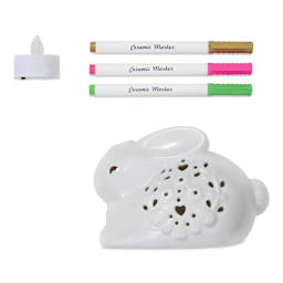 Bright Stripes LED Candle Critters Kit - Bunny (out of packaging)