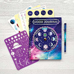 WishCraft Moon Phase Journal Kit (components of kit)