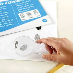 Hand2Mind Head-to-Toe Human Body Science Lab (fingerprint experiment example)