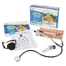 Hand2Mind Head-to-Toe Human Body Science Lab (packaging and contents)