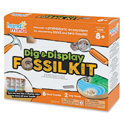 Hand2Mind Dig & Display Fossil Kit (front of packaging)