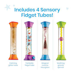 Hand2Mind Sensory Fidget Tubes contents chart