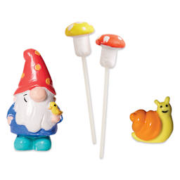 Creativity for Kids Plant and Grow Woodland Forest Kit, close up of he figurines