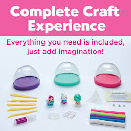 Creativity for Kids Make Your Own Water Globes Kit - Sweet Treats (contents)