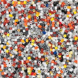 Perler Smithsonian Crafts Fused Bead Kit - Space Shuttle, assorted colors of the beads