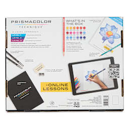 Prismacolor Technique Nature Drawing Set - Level 1, Drawing & Shading (back of box)