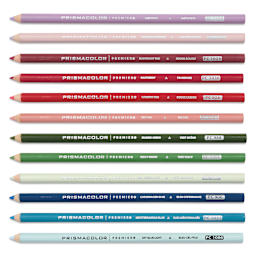 Prismacolor Technique Animal Drawing Set - Butterfly Technique Kit, colored pencils laid out