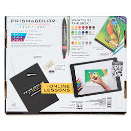 Prismacolor Technique Animal Drawing Set - Level 2, Color and Style (back of package)