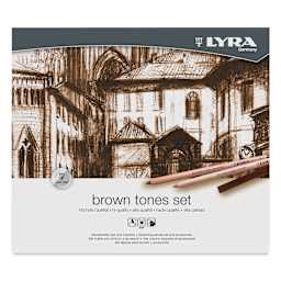 Lyra Brown Tones Sketching Set (front packaging)