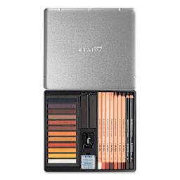 Lyra Brown Tones Sketching Set (contents in open tin)