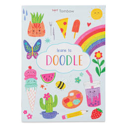 Tombow Learn to Doodle Kit, front cover of the instructional book