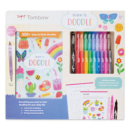 Tombow Learn to Doodle Kit, front of the packaging