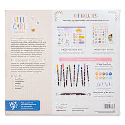 Tombow Self Care Journal Kit, back of the packaging