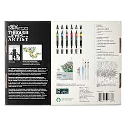 Winsor & Newton Illustration Mixed Media Set back of package