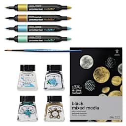 Winsor & Newton Metallic Mixed Media Set contents