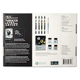 Winsor & Newton Metallic Mixed Media Set back of package