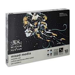 Winsor & Newton Metallic Mixed Media Set front of package