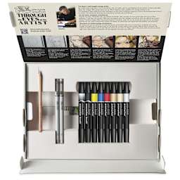 Winsor & Newton Mixed Media Manga Set, contents inside of box