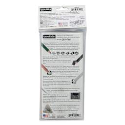 General's Graphite Portrait Drawing Set - Set of 14, Realistic Portraits, back of the pacaging