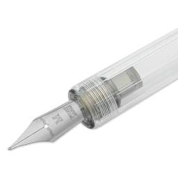 Pilot Iro-Utsushi Dip Pen - Clear, Medium Nib, close up