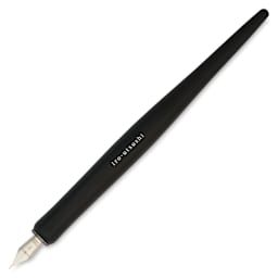 Pilot Iro-Utsushi Dip Pen - Black, Fine Nib, Wooden Barrel