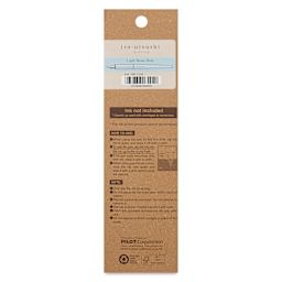 Pilot Iro-Utsushi Dip Pen - Blue, Medium Nib, back of packaging