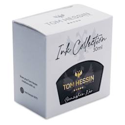 Tom Hessin Fountain Pen Ink - Birmingham Noir, 30 ml packaging