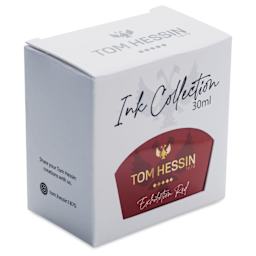 Tom Hessin Fountain Pen Ink - Exhibition Red, 30 ml packaging