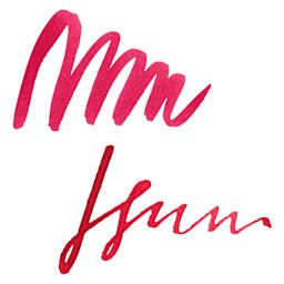 Tom Hessin Fountain Pen Ink - Exhibition Red swatch