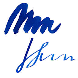 Tom Hessin Fountain Pen Ink - Signature Blue swatch