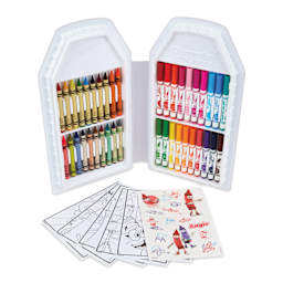 Crayola Limited Edition 60-Piece Art Set - Red Art Case, Assorted contents