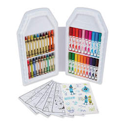 Crayola Limited Edition 60-Piece Art Set - Blue Art Case, Assorted contents