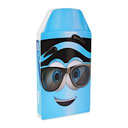 Crayola Limited Edition 60-Piece Art Set - Blue Art Case angled view