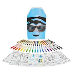 Crayola Limited Edition 60-Piece Art Set - Blue Art Case, Assorted contents with case