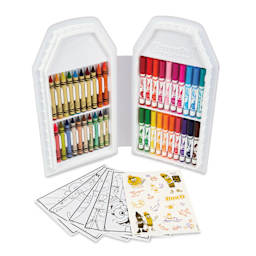 Crayola Limited Edition 60-Piece Art Set - Yellow Art Case, Assorted contents