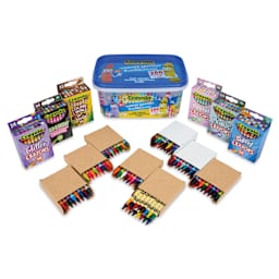 Crayola Limited Edition Crayons - Set of 288 with 8 Retired Colors and Tub, contents