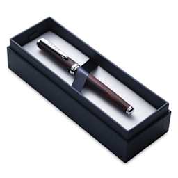Tom Hessin Edinburgh Collection Fountain Pen - Forth Bridge Red, pen inside the packaging