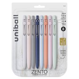 Uni-Ball Zento Gel Pens - Set of 8, Harmony, 0.7 mm, front of packaging