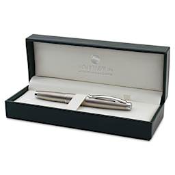 Monteverde Dakota Fountain Pen - Stainless Steel, Extra Fine Nib, in packaging