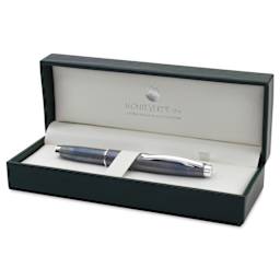 Monteverde Dakota Fountain Pen - Raw Flame, Broad Nib, in packaging