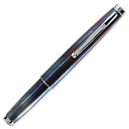 Monteverde Dakota Fountain Pen - Raw Flame, Broad Nib, capped