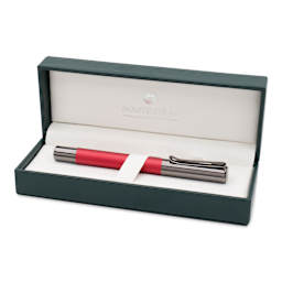 Monteverde Ritma Fountain Pen - Red, Fine Nib, in packaging