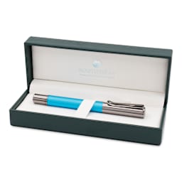 Monteverde Ritma Fountain Pen - Turquoise, Broad Nib, in packaging