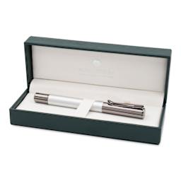 Monteverde Ritma Fountain Pen - Silver, Medium Nib, in packaging