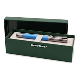 Monteverde Ritma Rollerball Pen - Blue, in packaging