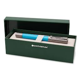 Monteverde Ritma Rollerball Pen - Turquoise, in packaging